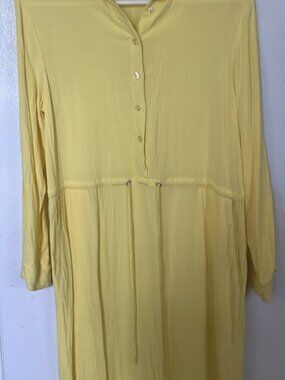 Sita‎ Murt Size 36 Yellow Women's Dress Linen Blend